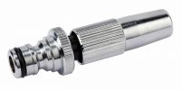 Maxuflex Quick - Pulvérisateur d'arrosage réglable + embout - Chrome