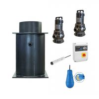 Hydrosphere Station de relevage PE MEGA 1130L 2 x ARVEX 150M